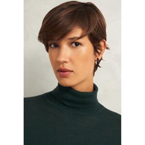 Hobbs Lara Merino Wool Roll Neck Jumper